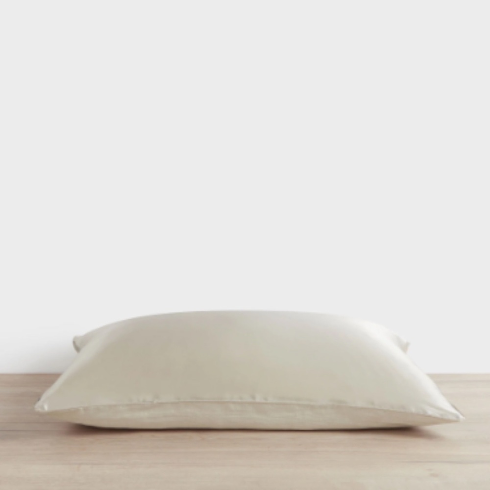 Cultiver Silk Linen Flip Pillowcase - Smoke (2)